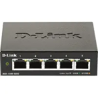 D-Link D-Link: DGS-1100-05V2 5-port Smart Administrerbar Gigabitswitch