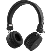 STREETZ Vikbart on-ear Bluetooth headset, 3.5 mm, svart