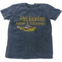 Ginza.se The Beatles: Unisex T-Shirt/Yellow Submarine Nothing Is Real Snow Wash (Denim Blue) (Wash Collection) (X-Large)