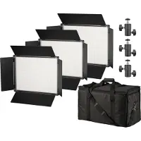 Bresser Sh-bi Bi-color Led-panelbelysningsset 1200a 3 Enheter