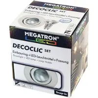 MEGATRON MT75400 Inbyggnadsbelysning LED GU10, GU5.3 4.5 W Vit
