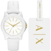 Giorgio Armani Analog klocka guld / vit