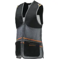 Beretta Full Mesh Vest (Färg: Black & Gray, Storlek: Small)