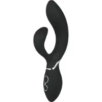 Sinful Bendy Uppladdningsbar Rabbitvibrator - Svart - Svart