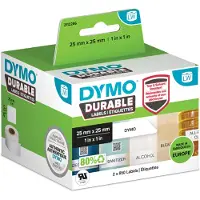 Dymo Lw-bandetiketter 25x25 Mm