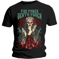 Ginza.se Five Finger Death Punch: Unisex T-Shirt/Lady Muerta (Black) (Medium)