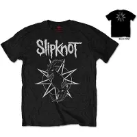 Ginza.se Slipknot: Unisex T-Shirt/Goat Star Logo (Black) (Back Print) (Small)