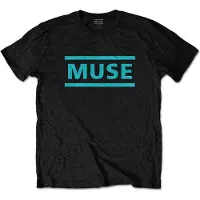 Ginza.se Muse: Unisex T-Shirt/Light Blue Logo (Black) (XX-Large)