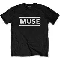 Ginza.se Muse: Unisex T-Shirt/White Logo (Black) (Medium)