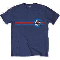 Ginza.se The Jam: Unisex T-Shirt/Target Stripe (Navy Blue) (Small)
