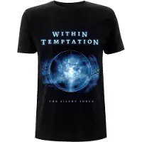 Ginza.se Within Temptation: Unisex T-Shirt/Silent Force Tracks (Black) (Back Print) (Medium)