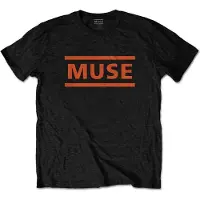 Ginza.se Muse: Unisex T-Shirt/Orange Logo (Black) (Small)