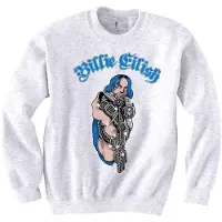 Ginza.se Billie Eilish: Unisex Sweatshirt/Bling (White) (X-Small)