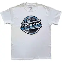 Ginza.se The Strokes: Unisex T-Shirt/Distressed OG Magna (White) (Large)