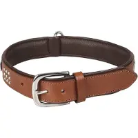 Flamingo Halsband Sedona, brun, 310-350 mm x 33 mm
