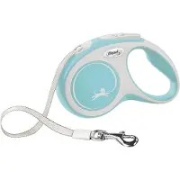 Flexi New Comfort, Hund, Fleksibel hundesnor, Blå, Hvid, Tape, 15 kg, S