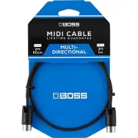 BOSS BMIDI-PB1 1 fots / 30cm MIDI-kabel med Justerbar Kabelvinkel
