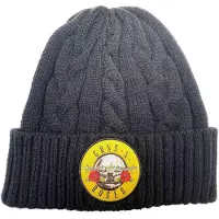 Ginza.se Guns N Roses: Guns N' Roses Unisex Beanie Hat/Circle Logo (Black) (Cable Knit)