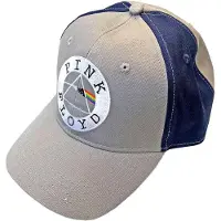 Ginza.se Pink Floyd: Unisex Baseball Cap/Circle Logo (Grey & Navy Blue) (2-Tone)