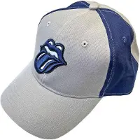 Ginza.se The Rolling Stones: Unisex Baseball Cap/Navy Tongue (Grey & Navy Blue) (2-Tone)