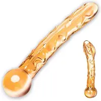 Gläs - Orange Tickler Glass Dildo