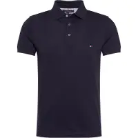 Tommy Hilfiger T-shirt 'CORE 1985 SLIM POLO' marinblå / eldröd / vit