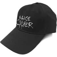 Ginza.se Alice Cooper: Unisex Baseball Cap/Dripping Logo Sonic Silver (Black)