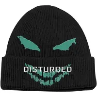 Ginza.se Disturbed: Unisex Beanie Hat/Green Face (Black)