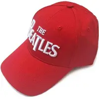 Ginza.se The Beatles: Unisex Baseball Cap/White Drop T Logo (Red)