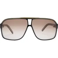 Carrera Aviator Mens Black Brown Gradient Solglasögon
