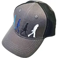 Ginza.se The Beatles: Unisex Baseball Cap/Abbey Road Figures (Black & Charcoal Grey) (2-Tone)