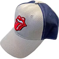 Ginza.se The Rolling Stones: Unisex Baseball Cap/Classic Tongue (Grey & Navy Blue) (2-Tone)