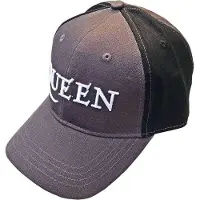 Ginza.se Queen: Unisex Baseball Cap/Logo (Charcoal Grey & Black) (2-Tone)