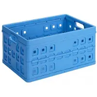 Sunware Hopfällbar låda 53x37x26,5cm | 46L | blå