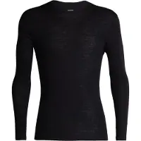 Icebreaker Men's 175 Everyday Longsleeve Crewe Black