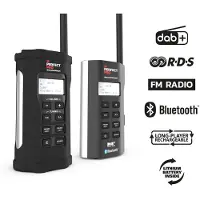 Perfectpro Soloworker, Personal, Digital, DAB+, FM, 1,5 W, 1-vägs, 3,6 cm