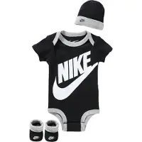 Nike Kids Set 'Futura' gråmelerad / svart / vit