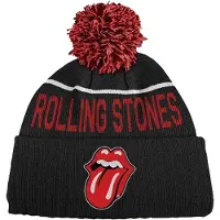 Ginza.se The Rolling Stones: Unisex Bobble Beanie Hat/Classic Tongue (Black)