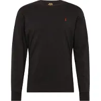 Ralph Lauren för män. 710671468001 Tröja i trikå Custom Slim Fit svart (L), Casual, Bomull, Lång ärm