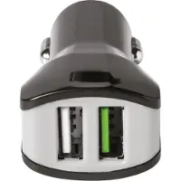 Celly CC2USBTURBOBK - Strömadapter för bil - 3.4 A - 2 utdatakontakter (USB) - svart