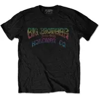 Ginza.se Big Brother & The Holding Company: Unisex T-Shirt/Vintage Logo (Black) (Medium)