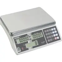 Kern Räknevåg CXB 3K0.2 Vägningsområde 3 kg Läsbarhet 0.2 g Uppladdningsbara batteri, 230 V Silver