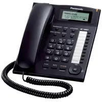 Panasonic Markkabeltelefon Panasonic Corp. KX-TS880EXB LCD Svart