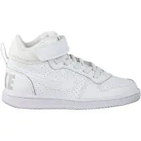 Nike Court Borough Casual Hållbara Halkfria Stöd Midsneakers Barnsneakers Vita 870026-100 29.5