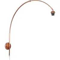 QAZQA Modern vägglampa stål utan skärm - Boog