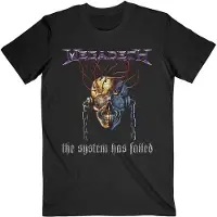 Ginza.se Megadeth: Unisex T-Shirt/Systems Fail (Black) (Small)