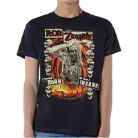 Ginza.se Rob Zombie: Unisex T-Shirt/Born to Go Insane (Black) (Small)