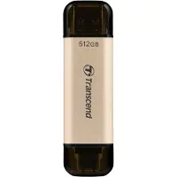 Transcend JetFlash 930C USB-minne 512 GB Guld TS512GJF930C USB 3.2 Gen 1, USB-C