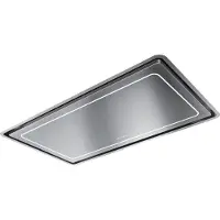 Faber High-Light INOX A120 - Kåpa - innertak - Fördjupning - bredd: 118.5 cm - djup: 47.5 cm - utsug och återcirkulering (-) - rostfritt stål