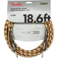 Fender Professional Series Tweed Instrumentkabel Rak/Rak Desert Camo 18.6ft